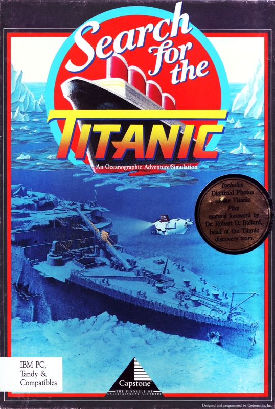 Search For The Titanic box art for Commodore 64